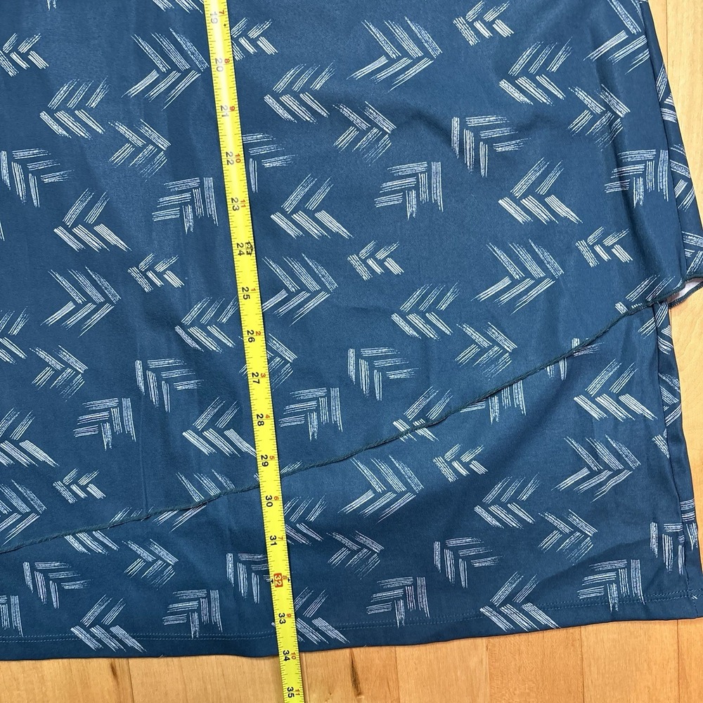 Toad & Co Whirlwind Dress Medium Sleeveless Athletic Travel Layered Blue Granola - Picture 6 of 10